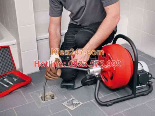 Kiến 247 sử dụng các máy thông cống hiện đại.