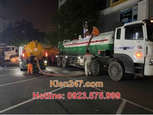 Quy trình hút bể phốt huyện Nga Sơn chuyên nghiệp tại Kiến 247