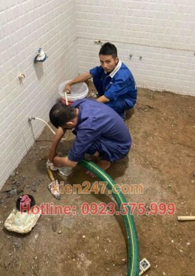Quy trình hút bể phốt tại Thiệu Hóa chuyên nghiệp của Kiến 247