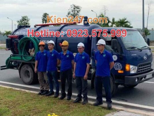 Dịch vụ hút bể phốt tại Hàm Rồng của Kiến 247