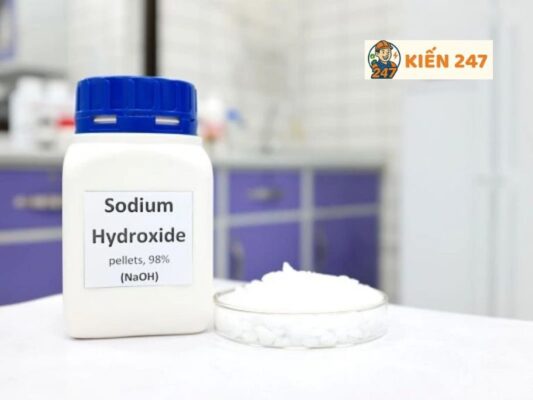 Phương pháp thông chậu rửa bát bằng Natri Hydroxit