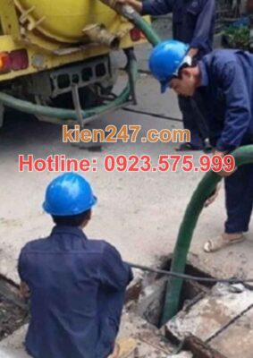 Quy trình làm việc hút bể phốt tại Hà Trung của Kiến 247