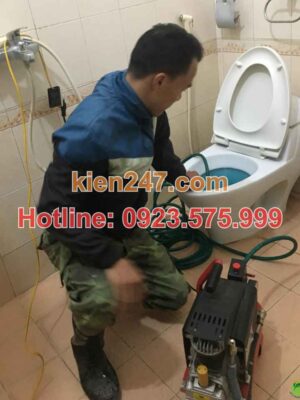 Quy trình thực hiện thông tắc cống Bắc Từ Liêm tại Kiến 247