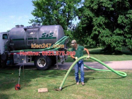 vì sao hút bể phốt tại nông cống