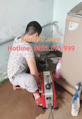 Quy trình thông tắc cống chuyên nghiệp tại Đan Phượng