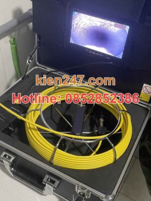 Kiến 247 sử dụng camera nội soi đường ống để tìm vị trí tắc