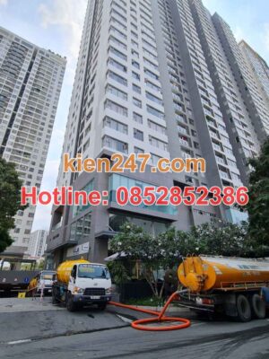 Kiến 247 hút bể phốt tại chung cư ở quận bắc từ liêm