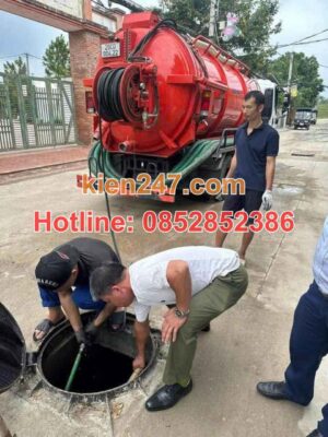 Kiến 247 xử lý hút bể phốt định kỳ cho hộ dân trên địa bàn hà nội