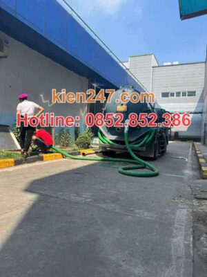 Kiến 247 hút bể phốt định kỳ cho công ty tại quận Hoàn Kiếm
