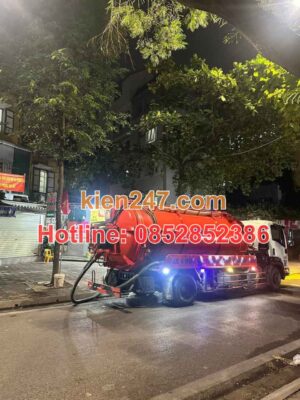 Kiến 247 có quy trình hút bể phốt tại Thanh Xuân chuẩn chuyên nghiệp