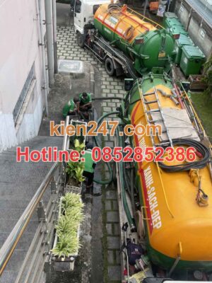 Kiến 247 có dàn xe hút chân không hiện đại phục vụ khách hàng ở bắc từ liêm