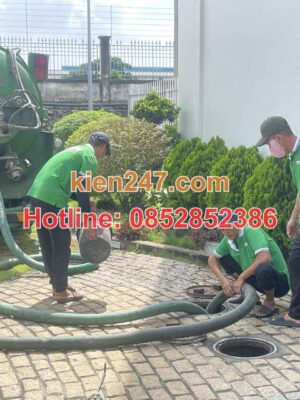 Đội ngũ tuân thủ quy trình hút bể phốt nghiêm ngặt
