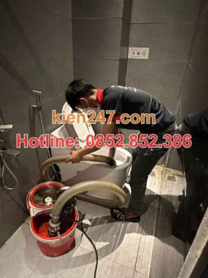 Chúng tôi sử dụng công nghệ hút bể phốt tại Hoàn Kiếm không cần đục phá