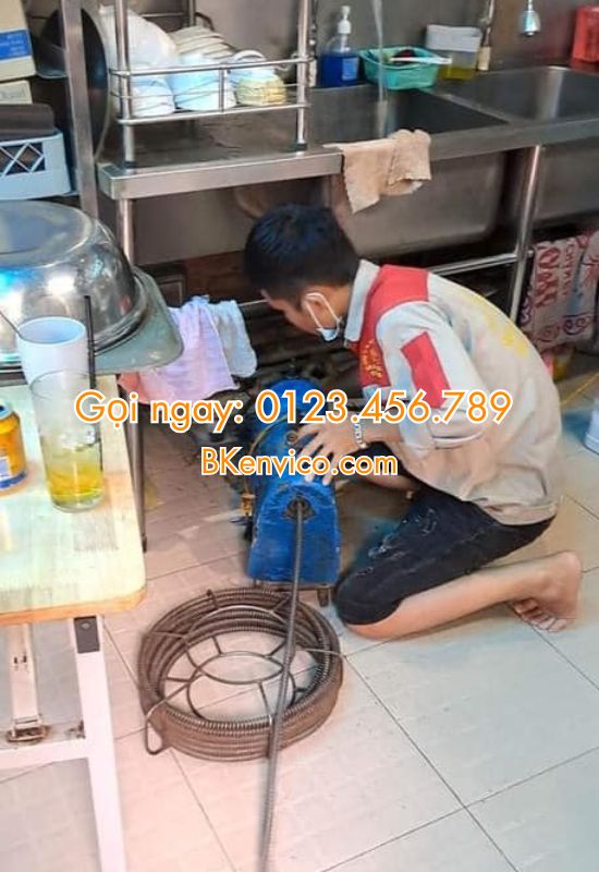 thông tắc chậu rửa bát tại đống đa