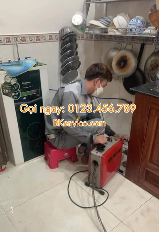 thông tắc chậu rửa bát tại đống đa