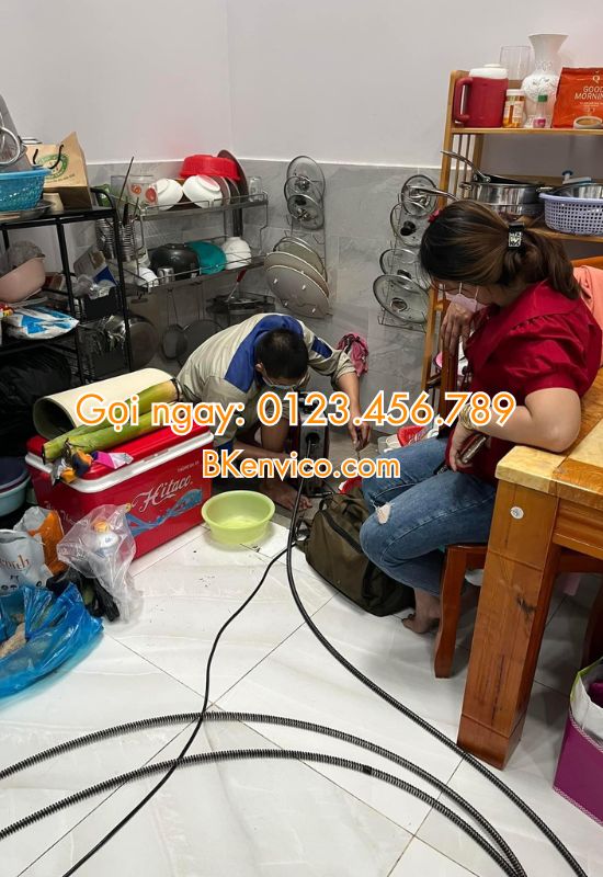 thông tắc chậu rửa bát tại đống đa