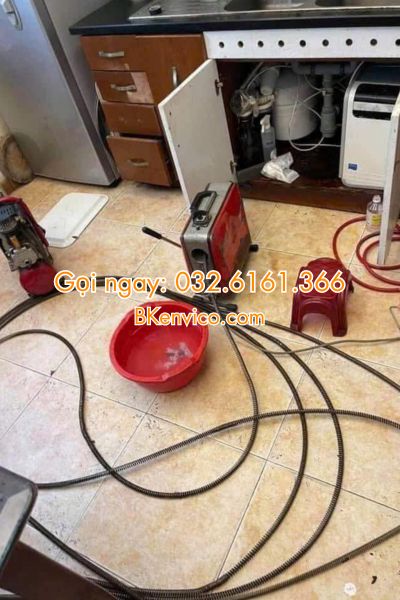 thông tắc chậu rửa bát tại đống đa