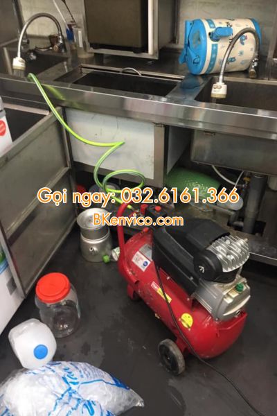 thông tắc chậu rửa bát tại hai bà trưng