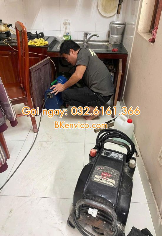 thông tắc chậu rửa bát tại từ liêm