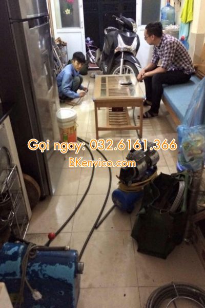 thông tắc cống tại cầu giấy