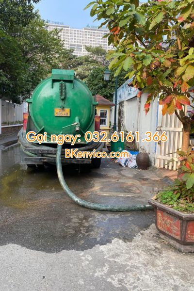 hút bể phốt tại ba đình