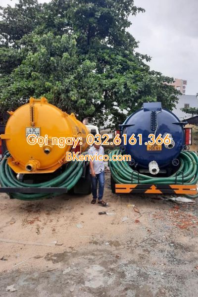 hút bể phốt tại cầu giấy