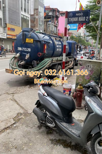 hút bể phốt tại đống đa