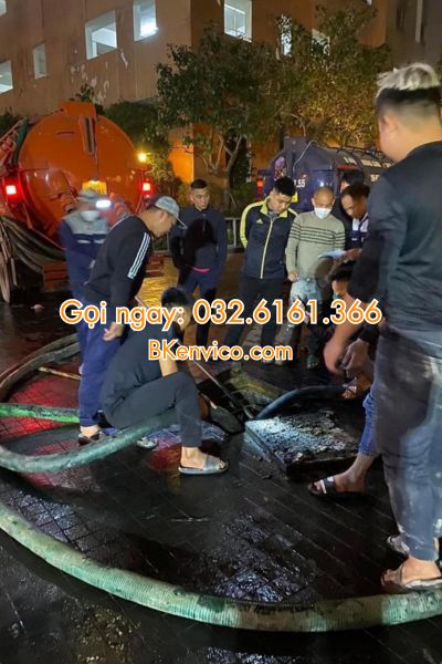 hút bể phốt tại đống đa