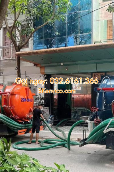 hút bể phốt tại hà đông