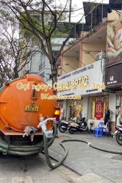 hút bể phốt tại hai bà trưng