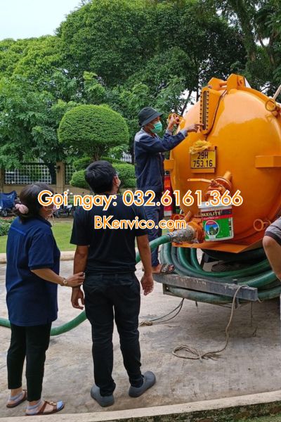 hút bể phốt tại hoàng mai