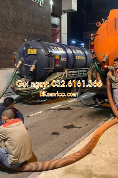 hút bể phốt tại hoàng mai