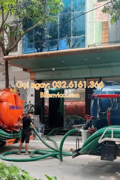 hút bể phốt tại hoàng mai