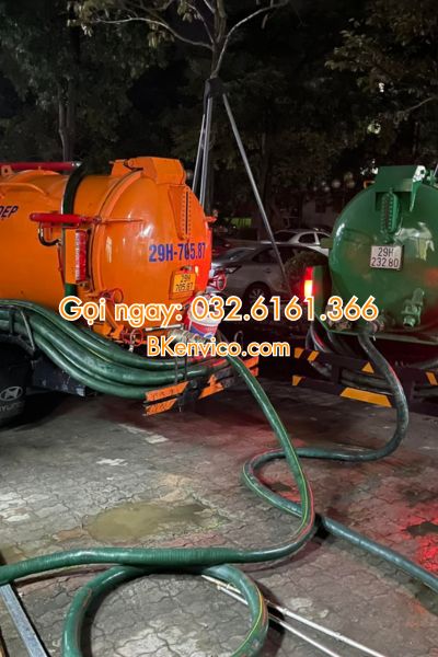 hút bể phốt tại tây hồ