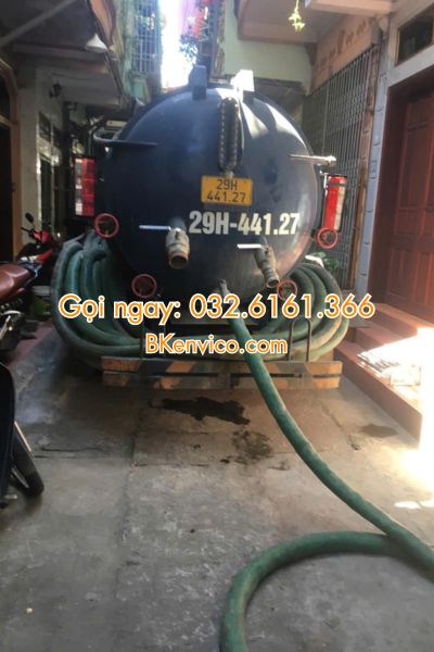 hút bể phốt tại tây hồ