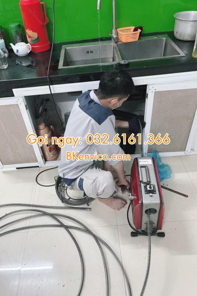 thông bồn rửa chén tphcm