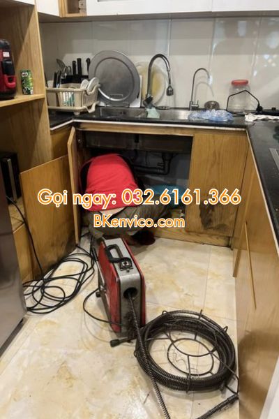 thông bồn rửa chén tphcm