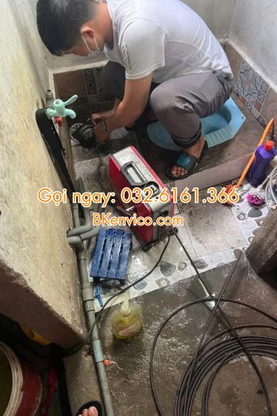 thông tắc cống tại thạch thất