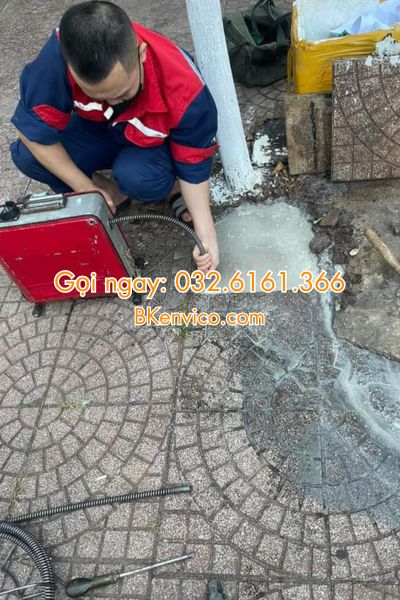 thông tắc cống tại thạch thất