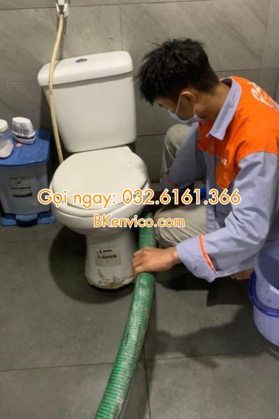 hút bể phốt tại gia bình