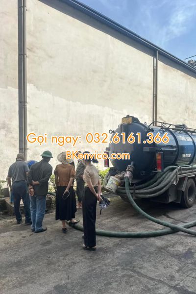 hút bể phốt tại gia bình