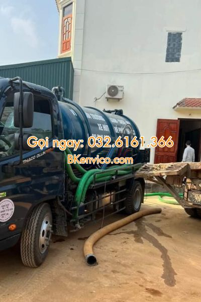 hút bể phốt tại gia bình