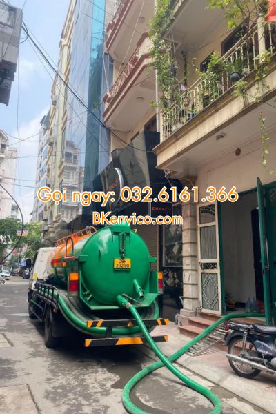 hút bể phốt tại khâm thiên