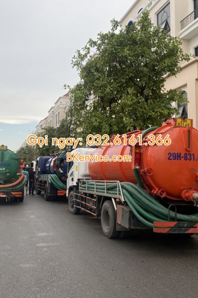 hút bể phốt tại quế võ