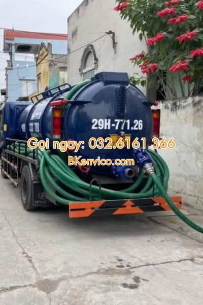 hút bể phốt tại thanh ba