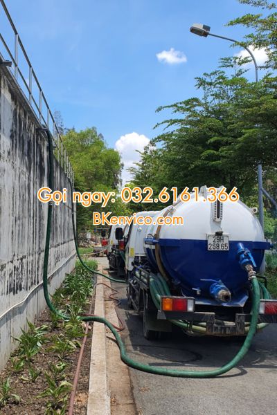 hút bể phốt tại thanh ba