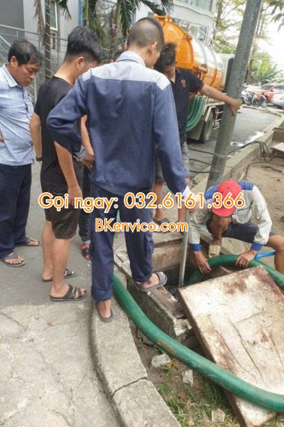 hút bể phốt tại văn giang