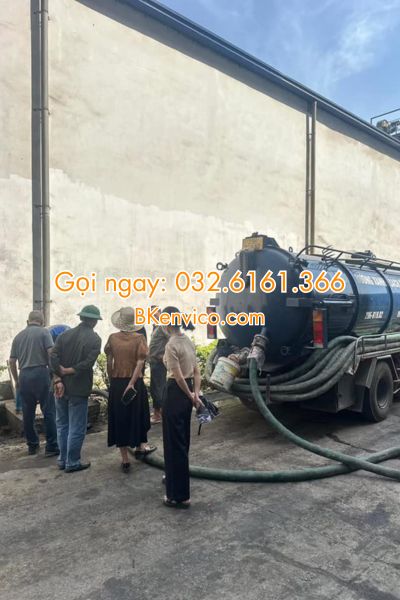 hút bể phốt tại văn giang