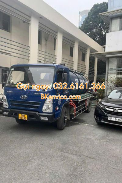 hút bể phốt tại vĩnh yên