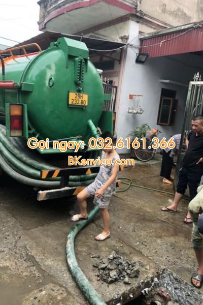 hút bể phốt tại vĩnh yên